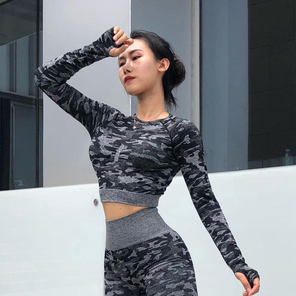 backless sports t-shirt camouflage slim slimming net red running yoga quick-drying long sleeves fitness tight clothes outfit
backless sports t-shirt camouflage slim slimming net red running yoga quick-drying long sleeves fitness tight clothes outfit
