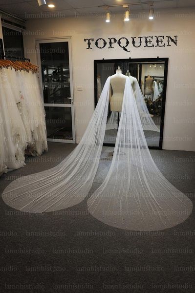 bridal veils ueen g52 2pc bride cape veil with pearls wings soft single tier shawl cut edge wedding, Black
bridal veils ueen g52 2pc bride cape veil with pearls wings soft single tier shawl cut edge wedding, Black