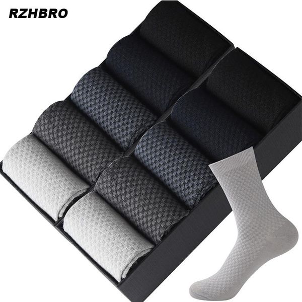 men's socks rzhbro 10 pairs of men bamboo fiber breathable compression long business male sock large size 39-45, Black
men's socks rzhbro 10 pairs of men bamboo fiber breathable compression long business male sock large size 39-45, Black