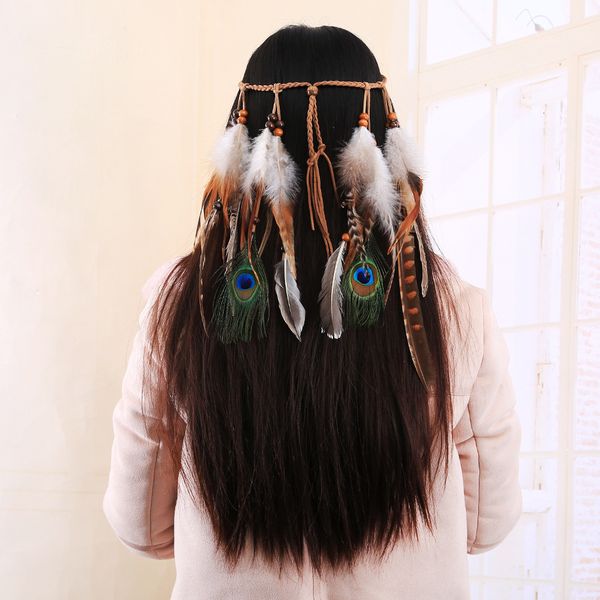 souvenirs pendant bohemian peacock feather hair band women's fashion hippie national hoop
souvenirs pendant bohemian peacock feather hair band women's fashion hippie national hoop