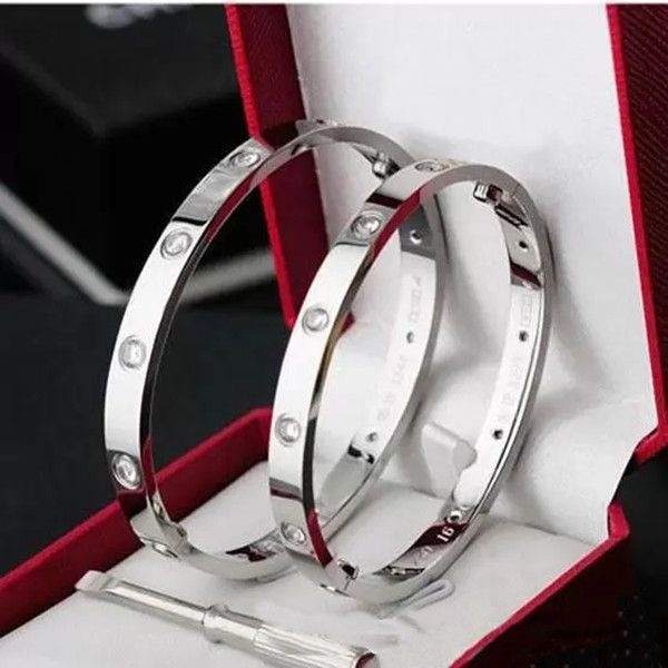 love bracelet designer jewelry gold cuff screw carti bracelets screwdriver bangles titanium steel belcher silver 4cz for womens mens party g, Black
love bracelet designer jewelry gold cuff screw carti bracelets screwdriver bangles titanium steel belcher silver 4cz for womens mens party g, Black