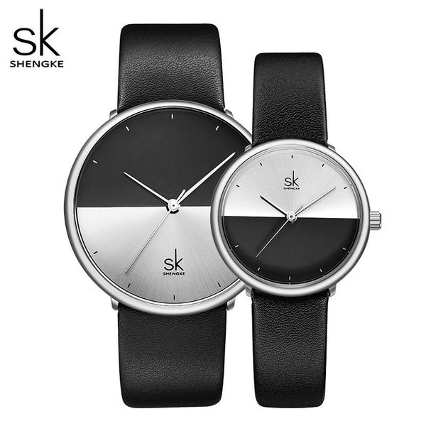 shengke fashion lovers watches men women casual leather strap waterproof simple hardlex dial quartz couple wristwatch k9016 wristwatches, Slivery;brown
shengke fashion lovers watches men women casual leather strap waterproof simple hardlex dial quartz couple wristwatch k9016 wristwatches, Slivery;brown