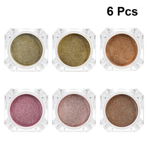 6pcs nail art glitter powder pigment mirror manicuring dipping (6 pattern)1, Silver;gold
6pcs nail art glitter powder pigment mirror manicuring dipping (6 pattern)1, Silver;gold