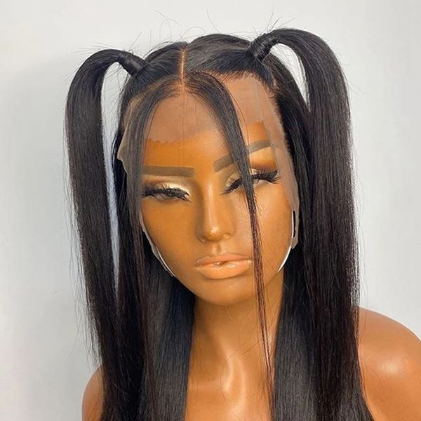long silky straight synthetic lace front wigs with ponytail for black women part gluless wig natural hairline
long silky straight synthetic lace front wigs with ponytail for black women part gluless wig natural hairline