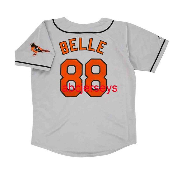 stitched custom albert belle 1999 road grey jersey w/ team patch add name number baseball jersey xs-6xl, Black
stitched custom albert belle 1999 road grey jersey w/ team patch add name number baseball jersey xs-6xl, Black