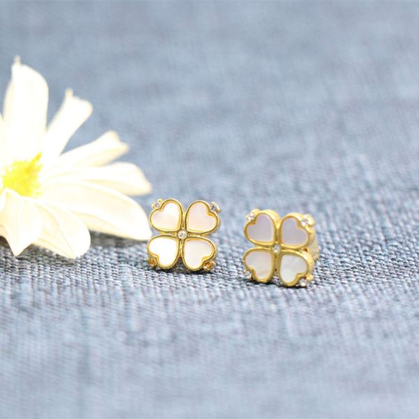 ks fashion elegant heart-shaped mother shell temperament lucky clover earrings girl, Black
ks fashion elegant heart-shaped mother shell temperament lucky clover earrings girl, Black