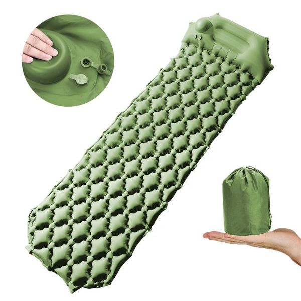 outdoor pads lightweight portable camping inflatable cushions push wear waterproof