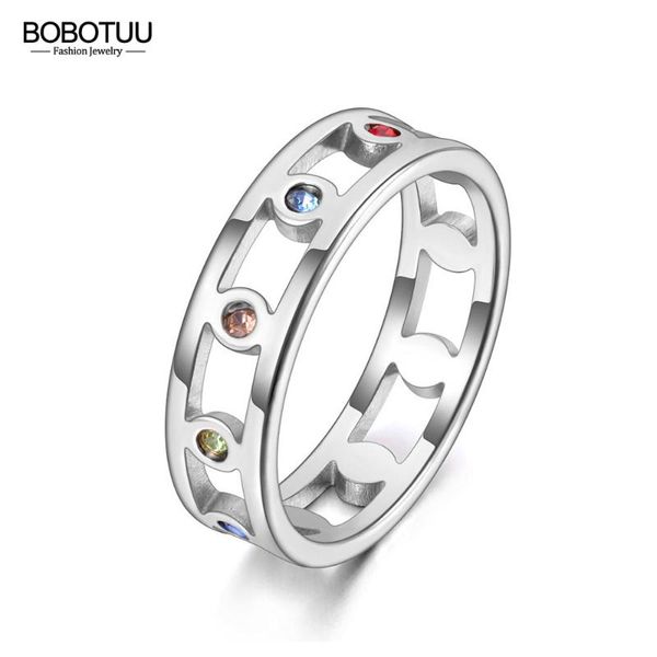 wedding rings bobotuu trendy 316l stainless steel colorful rhinestone ring rose gold original design jewelry for women br20050, Slivery;golden
wedding rings bobotuu trendy 316l stainless steel colorful rhinestone ring rose gold original design jewelry for women br20050, Slivery;golden