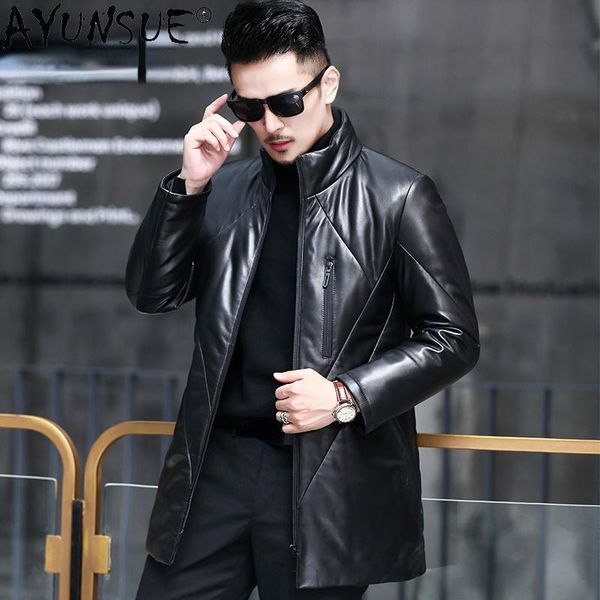 men's leather & faux ayunsue winter 100% sheepskin jacket men warm genuine coat male slim korean jackets jaqueta masculina sqq744, Black
men's leather & faux ayunsue winter 100% sheepskin jacket men warm genuine coat male slim korean jackets jaqueta masculina sqq744, Black