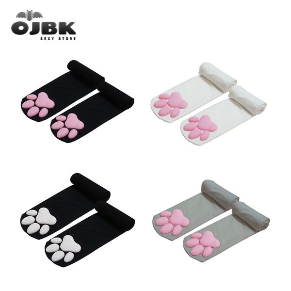 3d kitten claw stocking lolita soft cotton pawpads socks anime cosplay girl gift thigh high cute solid pink paws pad thighs, Black;white
3d kitten claw stocking lolita soft cotton pawpads socks anime cosplay girl gift thigh high cute solid pink paws pad thighs, Black;white