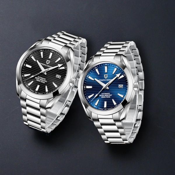 wristwatches pagani design 2021 100m waterproof men's watches stainless steel mechanical sapphire a150 luminous business relogio, Slivery;brown
wristwatches pagani design 2021 100m waterproof men's watches stainless steel mechanical sapphire a150 luminous business relogio, Slivery;brown