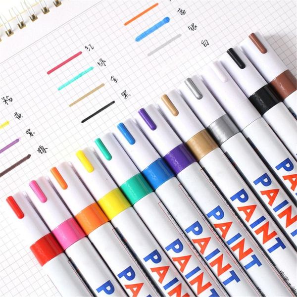 highlighters 1pc colorful waterproof marker pen car tyre permanent paint graffiti oily school stationery kids paiting tool, Black;red
highlighters 1pc colorful waterproof marker pen car tyre permanent paint graffiti oily school stationery kids paiting tool, Black;red
