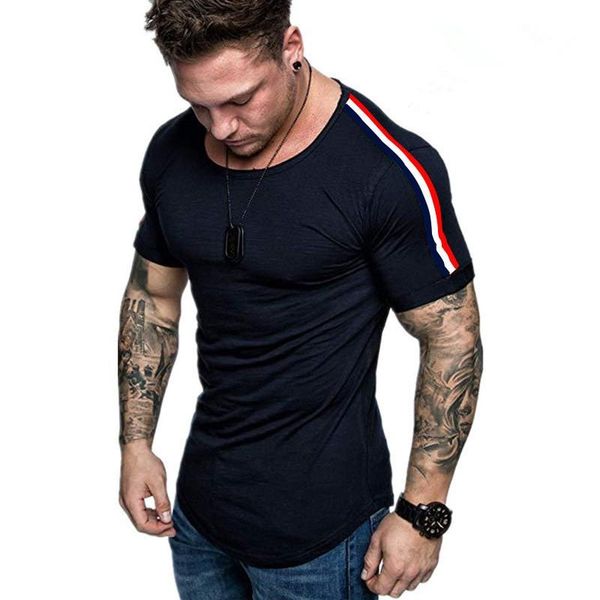 men's t-shirts 2021 summer men t shirt fitness solid color mens o neck man short-sleeved t-shirt plus size clothing., White;black
men's t-shirts 2021 summer men t shirt fitness solid color mens o neck man short-sleeved t-shirt plus size clothing., White;black