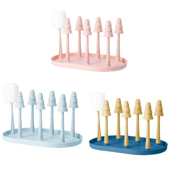 kitchen storage & organization creative plastic baby feeding bottle drying rack upside down cup holder drain multifunctional wine glass 
kitchen storage & organization creative plastic baby feeding bottle drying rack upside down cup holder drain multifunctional wine glass