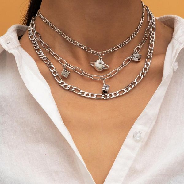 chains women necklace geometric simple cross chain hip hop dice pendant tassel alloy european american jewelry gifts, Silver
chains women necklace geometric simple cross chain hip hop dice pendant tassel alloy european american jewelry gifts, Silver