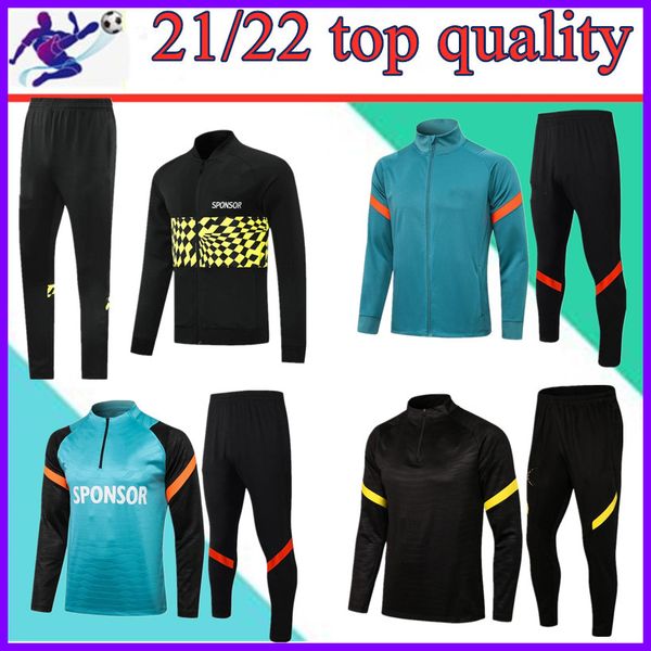 21 22 mens soccer tracksuit full zip jacket 2021 2022 man half zipper football training suit jogging survetement de foot chandal, Black;yellow 
21 22 mens soccer tracksuit full zip jacket 2021 2022 man half zipper football training suit jogging survetement de foot chandal, Black;yellow