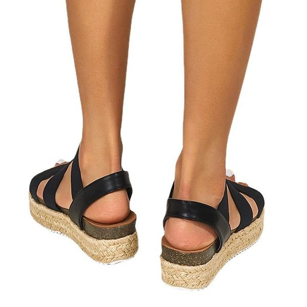 sandals cork shoes women summer platform 2021 simple design female fashion for holiday, Black
sandals cork shoes women summer platform 2021 simple design female fashion for holiday, Black