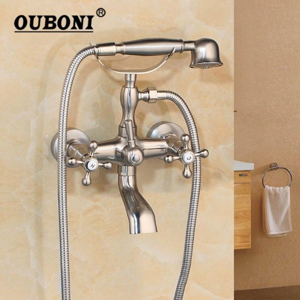 antique brass wall mounted bathroom bathtub shower faucet set 2 handles rainfall hand brush nickel matte black sets
antique brass wall mounted bathroom bathtub shower faucet set 2 handles rainfall hand brush nickel matte black sets
