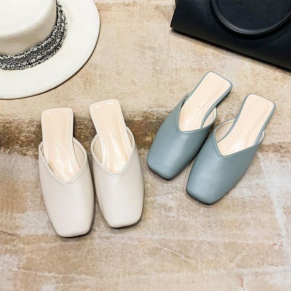 sandals women's women slippers slip on mules flat casual shoes slides summer footwear square toe zapatos para mujer, Black
sandals women's women slippers slip on mules flat casual shoes slides summer footwear square toe zapatos para mujer, Black