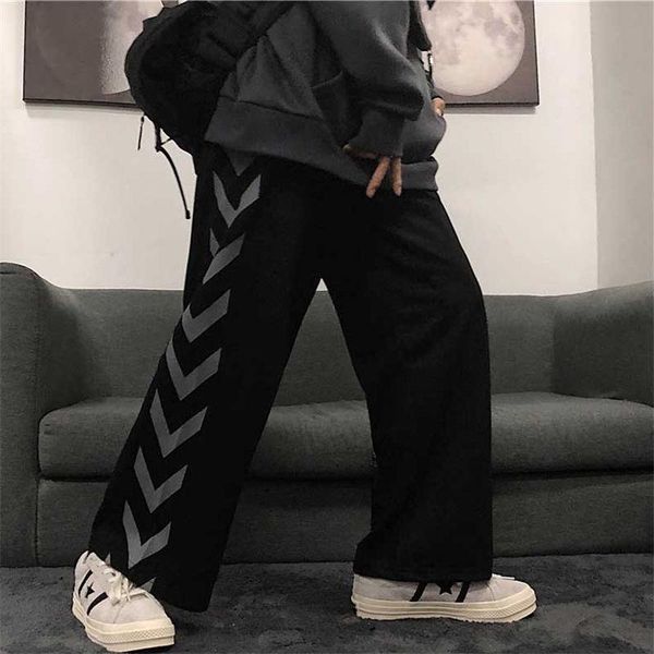 women's pants & capris elastic high waist women wide leg harajuku retro streetwear hip hop dark black baggy loose femme, Black;white
women's pants & capris elastic high waist women wide leg harajuku retro streetwear hip hop dark black baggy loose femme, Black;white