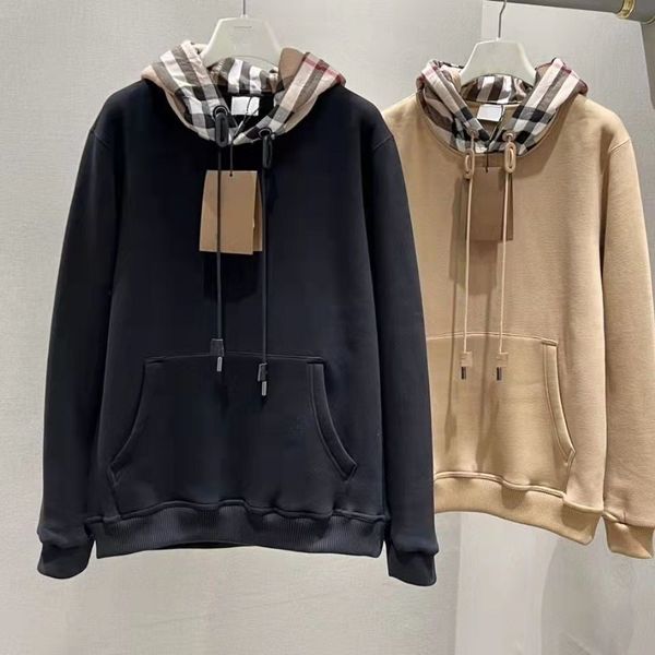 men's and women's hoodies designer brand original label premium patchwork plaid cap 100% thick style can't afford ball wear, Black
men's and women's hoodies designer brand original label premium patchwork plaid cap 100% thick style can't afford ball wear, Black
