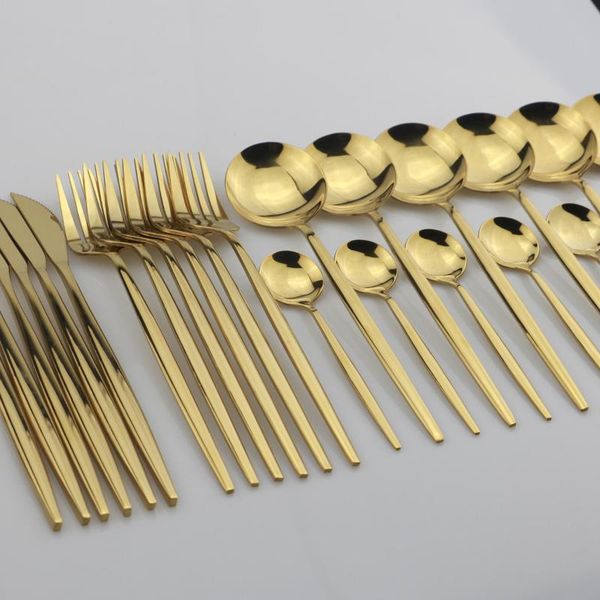 flatware sets set 24pcs luxury 18/10 titanium tableware stainless steel kitchen dinner eco friendly products
flatware sets set 24pcs luxury 18/10 titanium tableware stainless steel kitchen dinner eco friendly products