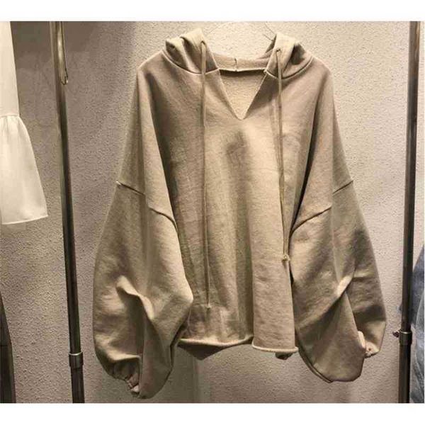 New women's spring and autumn Korean version long sleeve hooded thin sweater BF lazy style versatile top loose fashion, White
New women's spring and autumn Korean version long sleeve hooded thin sweater BF lazy style versatile top loose fashion, White