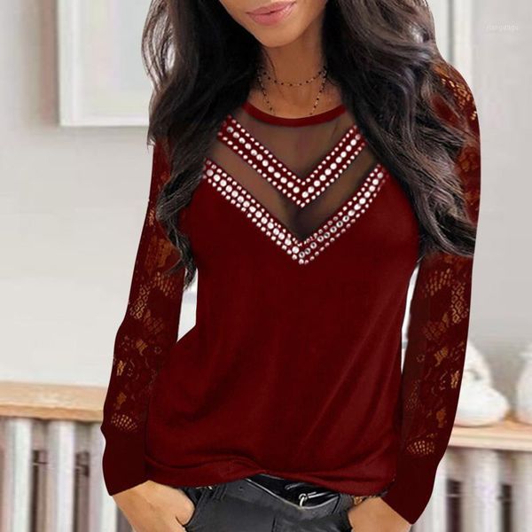women's blouses & shirts camisa bling diamonds for women streetwear hollow out v-neck slim blouse shirt, White
women's blouses & shirts camisa bling diamonds for women streetwear hollow out v-neck slim blouse shirt, White