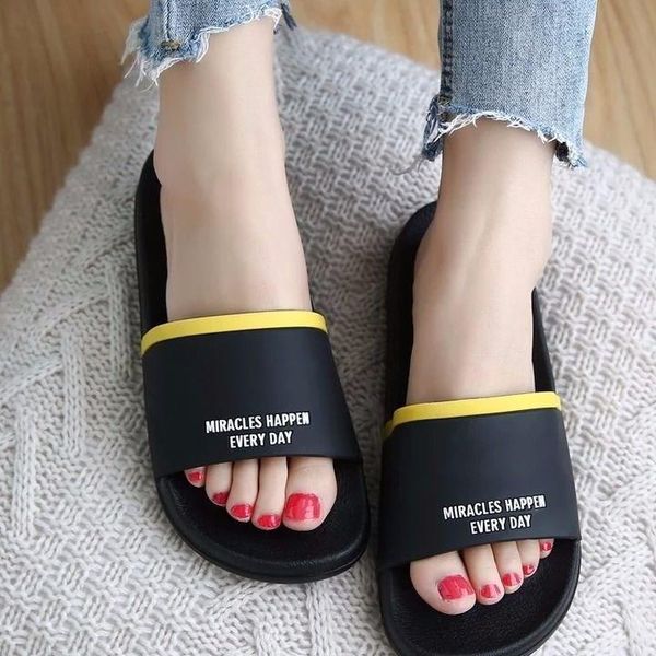 slippers women summer slide sandals beach slides words flip flops comfortable thick bottom men boys couple bathe shoes, Black
slippers women summer slide sandals beach slides words flip flops comfortable thick bottom men boys couple bathe shoes, Black