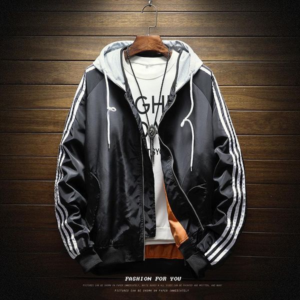 men's jackets jacket men basic male loose coat clothes casual short coats plus size outdoor striped zipper, Black;brown
men's jackets jacket men basic male loose coat clothes casual short coats plus size outdoor striped zipper, Black;brown