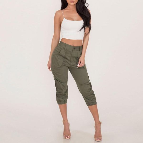 women's pants & capris women summer solid color high waist pockets 3/4 harem trousers cropped elastic female, Black;white
women's pants & capris women summer solid color high waist pockets 3/4 harem trousers cropped elastic female, Black;white