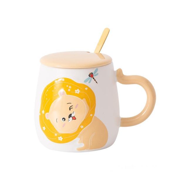 mugs 400ml cartoon lion ceramic 3d embossed animal coffee mug with lid spoon breakfast milk cup kawaii office cups lady
mugs 400ml cartoon lion ceramic 3d embossed animal coffee mug with lid spoon breakfast milk cup kawaii office cups lady