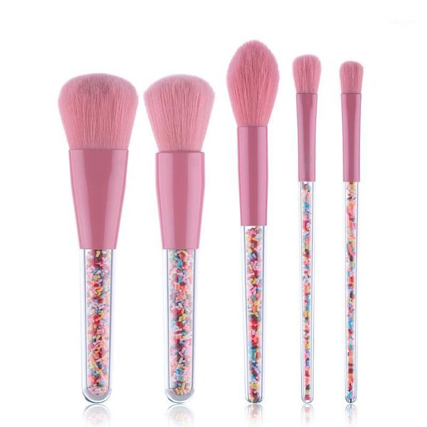 5pcs pink candy transparent handle makeup brushes set eye shadow foundation powder make up brush cosmetic cute beauty tool1
5pcs pink candy transparent handle makeup brushes set eye shadow foundation powder make up brush cosmetic cute beauty tool1