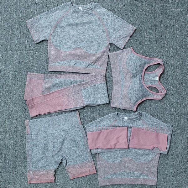 yoga outfit 5-piece set seamless women gym clothing fitness tracksuit sport crop leggings pants workout sportswear
yoga outfit 5-piece set seamless women gym clothing fitness tracksuit sport crop leggings pants workout sportswear