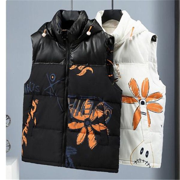 autumn winter men's vests jacket down cotton waistcoat warm korean version trend outerwear couple vest printing, Black
autumn winter men's vests jacket down cotton waistcoat warm korean version trend outerwear couple vest printing, Black