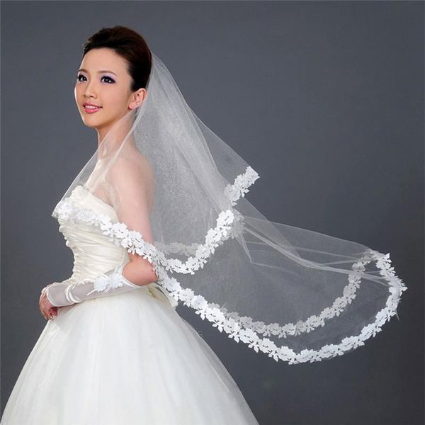 bridal veils 1.5m white red 2 color layer lace edge ivory cathedral wedding veil long engagement accessories wholesale r5, Black
bridal veils 1.5m white red 2 color layer lace edge ivory cathedral wedding veil long engagement accessories wholesale r5, Black