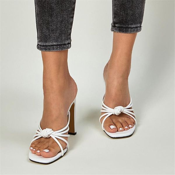 sandals heel shoes drop fashion white weave women mules heels slippers square open-toed, Black
sandals heel shoes drop fashion white weave women mules heels slippers square open-toed, Black