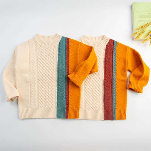 autumn baby boys girls kids long sleeve knit sweater children's clothes new 2021 winter baby kids girls boys pullover sweaters y1024, Blue
autumn baby boys girls kids long sleeve knit sweater children's clothes new 2021 winter baby kids girls boys pullover sweaters y1024, Blue