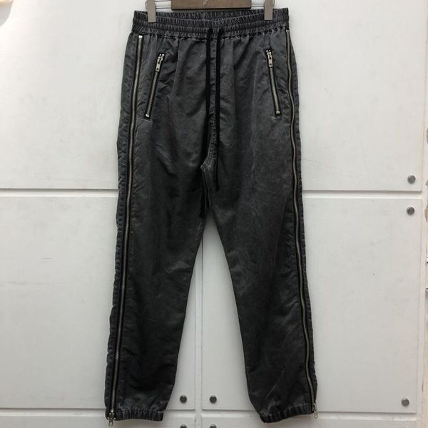 men's pants zipper multi pocket cargo men women joggers drawstring sweatpants slightly loose trousers, Black
men's pants zipper multi pocket cargo men women joggers drawstring sweatpants slightly loose trousers, Black