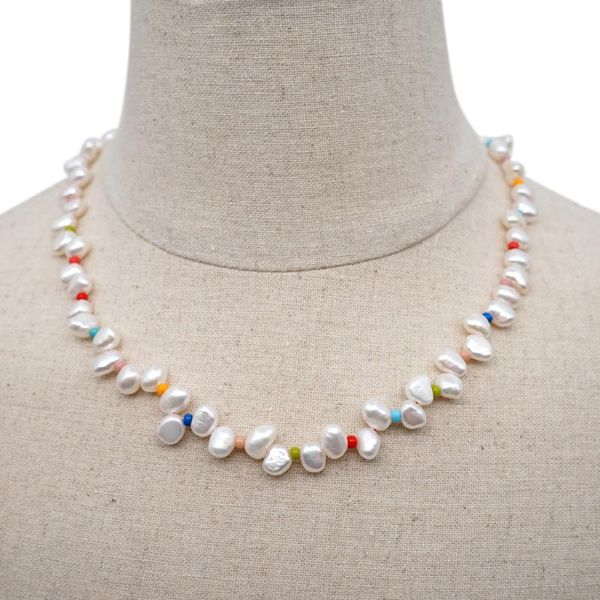 chokers shinus luxury pearls necklaces choker freshwater pearl beaded necklace women collares boho jewelry bijoux gift for girlfriend, Golden;silver
chokers shinus luxury pearls necklaces choker freshwater pearl beaded necklace women collares boho jewelry bijoux gift for girlfriend, Golden;silver