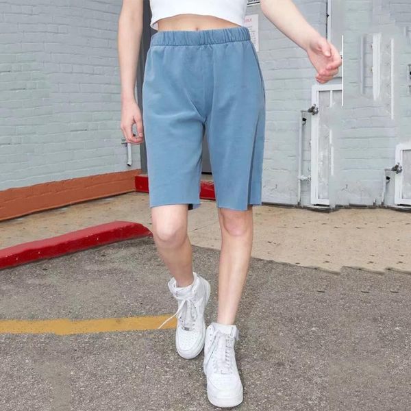 women's shorts 2021 summer casual black women vintage cotton elastic high waisted streetwear koream short feminino, White;black
women's shorts 2021 summer casual black women vintage cotton elastic high waisted streetwear koream short feminino, White;black