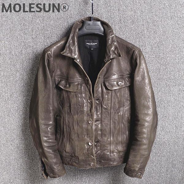 men's leather & faux fashion jacket men streetwear real sheepskin coat motorcycle clothing bomber chaquetas hombre wpy3664, Black
men's leather & faux fashion jacket men streetwear real sheepskin coat motorcycle clothing bomber chaquetas hombre wpy3664, Black