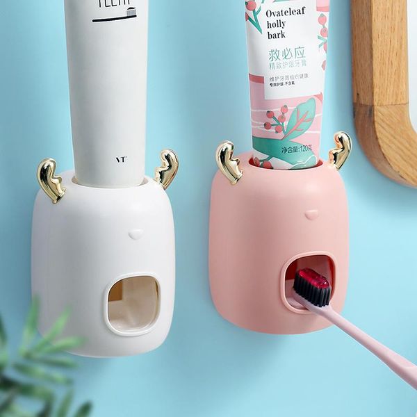 automatic toothpaste dispenser lovely squeezer for children household cartoon toothbrush holder bathroom accessories bath accessory set
automatic toothpaste dispenser lovely squeezer for children household cartoon toothbrush holder bathroom accessories bath accessory set