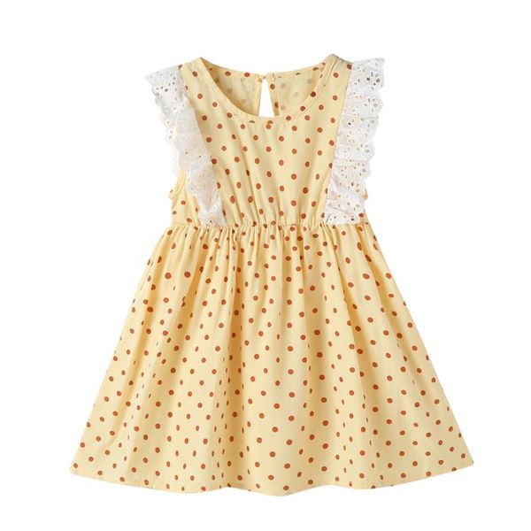 toddler baby girl summer dress polka dot printed girls sleeveless lace kid girl's dresses, Red;yellow
toddler baby girl summer dress polka dot printed girls sleeveless lace kid girl's dresses, Red;yellow