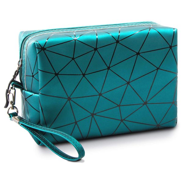 fashion makeup bags, portable waterproof cosmetic organizer bag pu toiletry large capacity cosmetics holder with handle for women girls (5 c
fashion makeup bags, portable waterproof cosmetic organizer bag pu toiletry large capacity cosmetics holder with handle for women girls (5 c