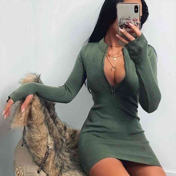 women spring fall bodycon ribbed dress stand collar zipper deep v-neck solid stretch bodycon pencil party mini vestido, Black;gray
women spring fall bodycon ribbed dress stand collar zipper deep v-neck solid stretch bodycon pencil party mini vestido, Black;gray