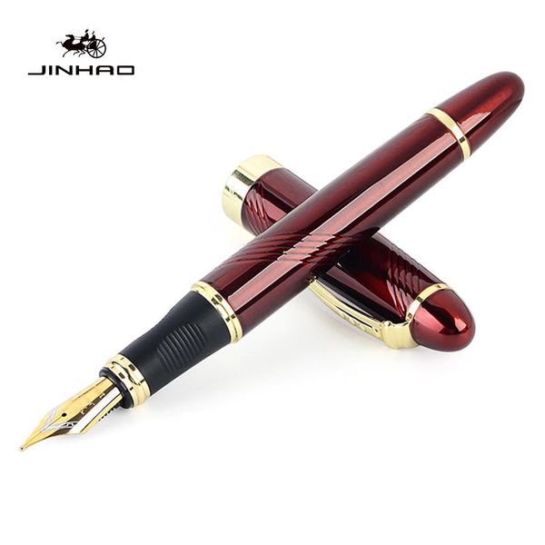 spiral red iraurita fountain pen luxury jinhao 450 full metal golden clip pens writing stationery office school 
spiral red iraurita fountain pen luxury jinhao 450 full metal golden clip pens writing stationery office school