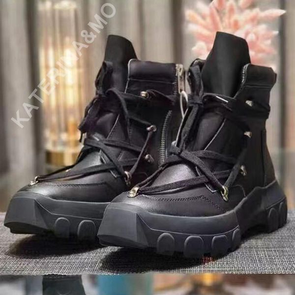boots luxury men women ankle black genuine leather shoes trainers sneakers lace up motorcycle thick sole platform male botas
boots luxury men women ankle black genuine leather shoes trainers sneakers lace up motorcycle thick sole platform male botas