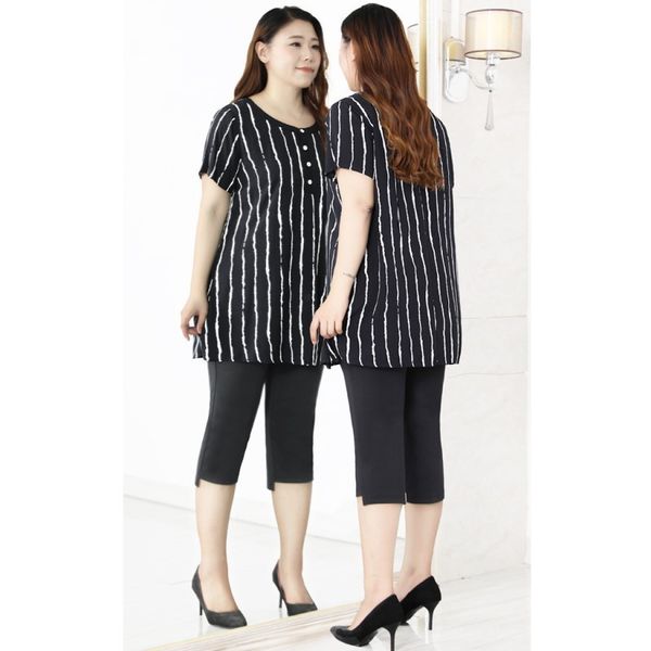 tee plus size 10xl 9xl 8xl 7xl female short summer shirts elegant striped black 2021 thin mujer t-shirts, White
tee plus size 10xl 9xl 8xl 7xl female short summer shirts elegant striped black 2021 thin mujer t-shirts, White