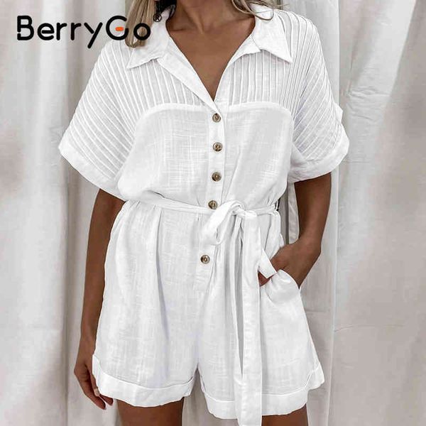berrygo cotton bat sleeve short jumpsuit white high waist casual female romper solid street lace-up summer v-neck 210513, Black;white
berrygo cotton bat sleeve short jumpsuit white high waist casual female romper solid street lace-up summer v-neck 210513, Black;white